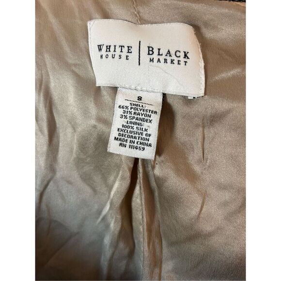 White House black market, gray blazer size 8 - Picture 4 of 4